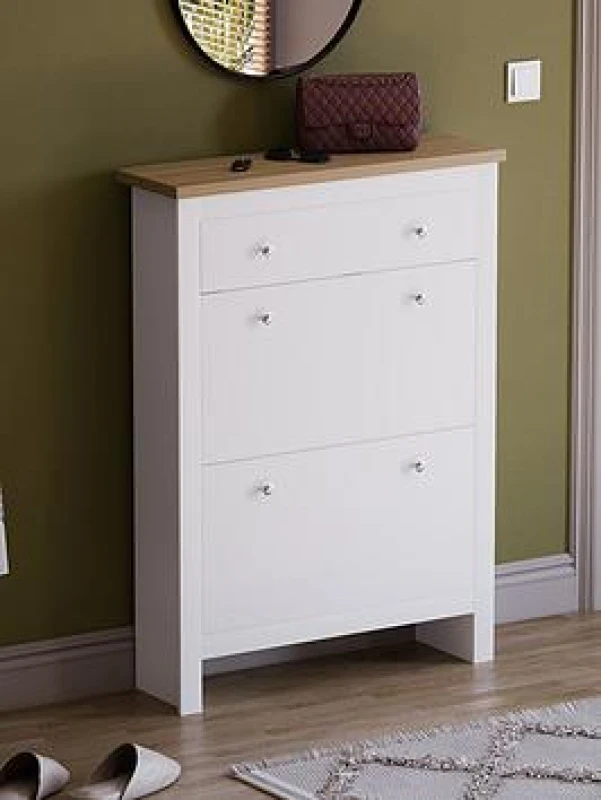 Image of Vida Designs Durham 10 Cube Staircase Storage Unit Oak (Brown)