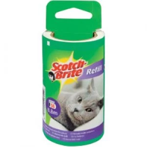 Image of Scotch Brite Lint Roller Refill 70 x 90 mm White