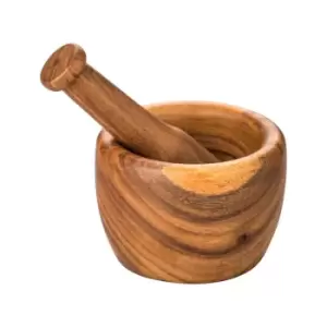 Image of Interiors By Ph Mortar & Pestle, Acacia Wood - Brown
