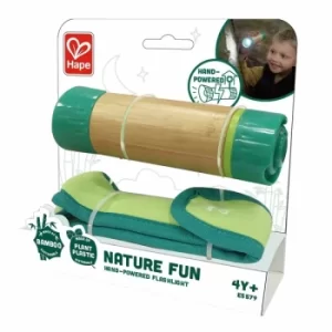 Image of Hape Hand-Powered Childrens Flashlight