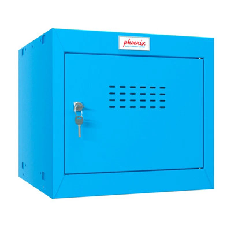 Image of Phoenix Safe Co. Phoenix CL Series Size 1 Cube Locker in Blue with...