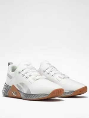 Image of Reebok Flashfilm Train 2 Shoes, White/Grey/Silver, Size 6, Women