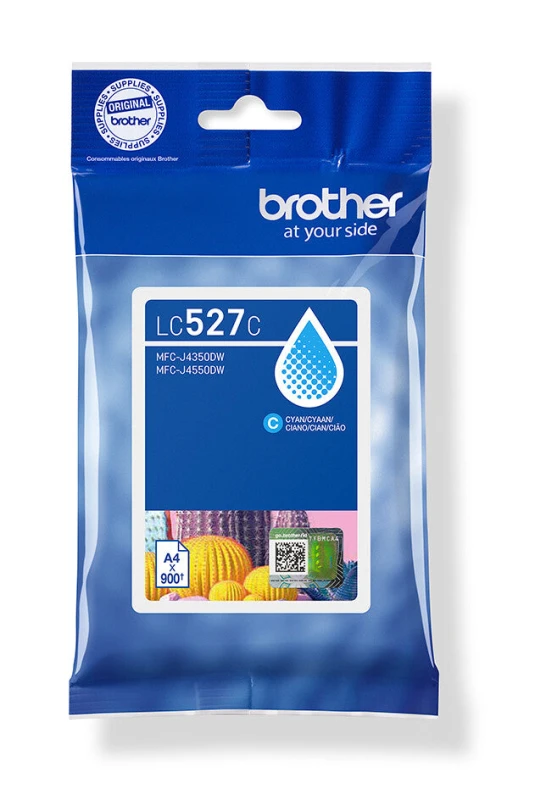 Image of Brother LC527C Cyan Ink Cartridge (Original)