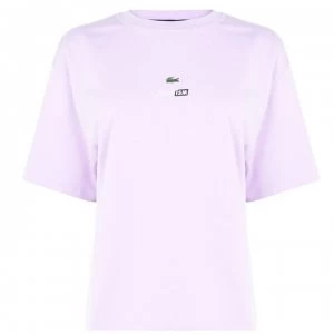Image of Lacoste L!ve Box T Shirt - Provence Purple