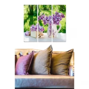 Image of MDF288708623 Multicolor Decorative MDF Painting (3 Pieces)