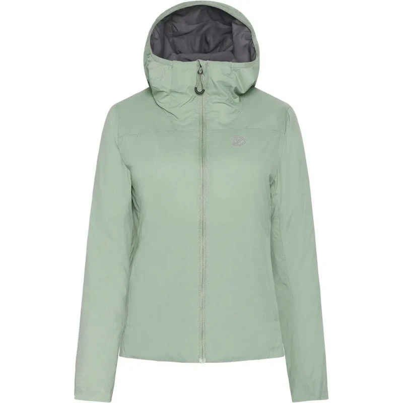 Image of Womens hooded jacket Didriksons Karix 2 Vert Female 38