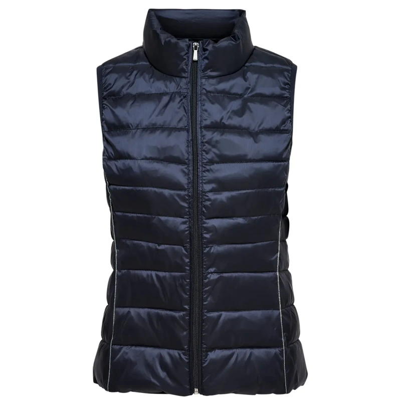 Image of Only Short Padded Gilet Navy Women XS