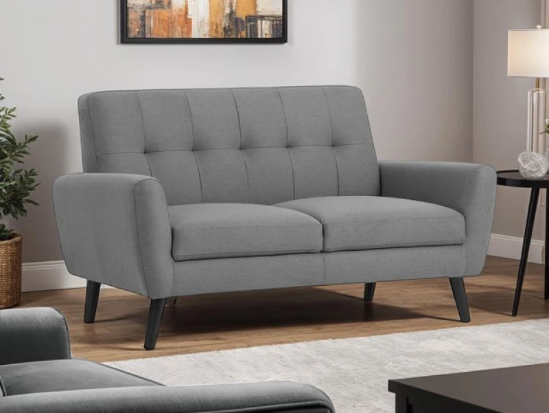 Image of Julian Bowen Monza Dove Grey 2 Seater Sofa