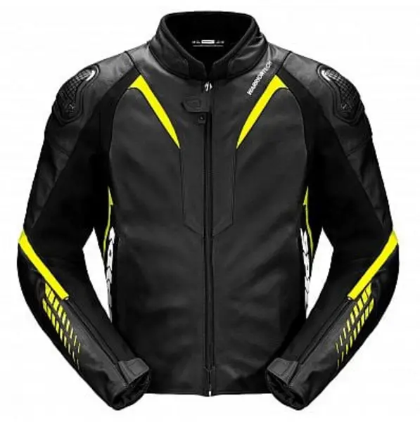 Image of Spidi Nkd-1 Jacket Black Fluo Yellow Size 46
