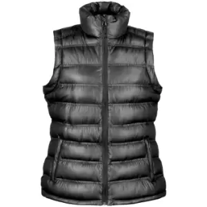 Image of Result Ladies/Womens Ice Bird Padded Bodywarmer / Gilet Jacket (S) (Black)