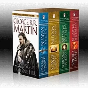Image of game of thrones boxed set a game of thrones a clash of kings a storm of swo