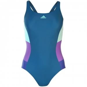 Image of adidas Infinitex Fitness Eco Swimsuit Ladies - Legend Ivy