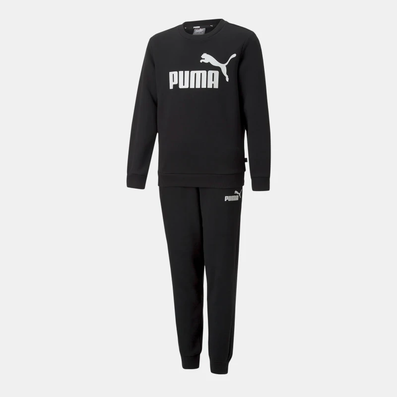 Image of Puma Number 1 Logo Sweat Suit Fl B Black male 7-8