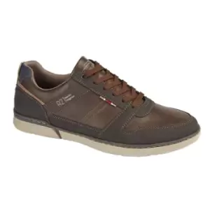 Image of Route 21 Mens Leisure Shoes (9 UK) (Dark Brown)