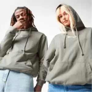 Image of Mennace Washed Embroidered Hoodie - Green