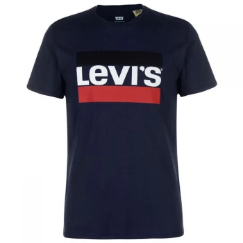 Image of Levis Logo Tee - Navy