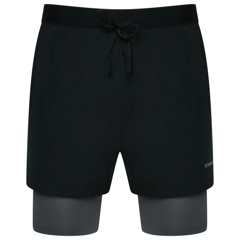 Image of Gym King Mens Performance Gym Shorts Black/Graphite male Small