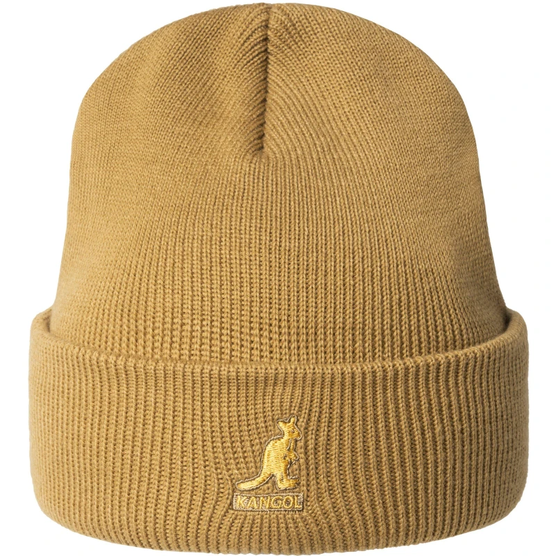 Image of Kangol Adults Acrylic Beanies Camel unisex One Size