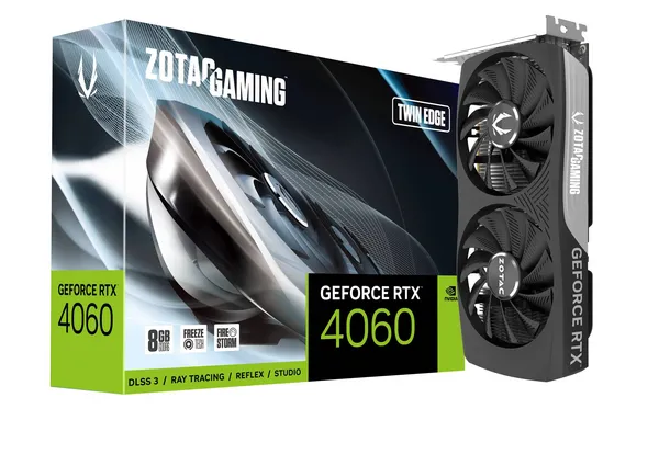 Image of Zotac GeForce RTX 4060 Twin Edge 8GB GDDR6 Graphics Card