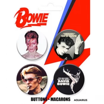 Image of Bowie Buttons 4 Pack