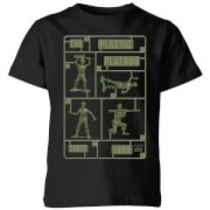 Image of Toy Story Plastic Platoon Kids T-Shirt - Black - 5-6 Years