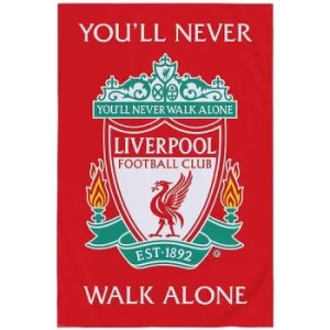 Image of Liverpool FC Fleece Blanket YNWA
