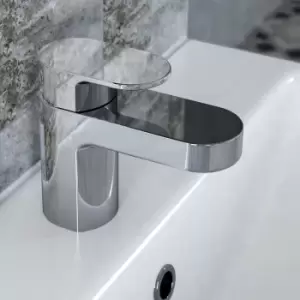 Image of Frenzy Basin Mixer Tap with Clicker Waste - Chrome - Bristan