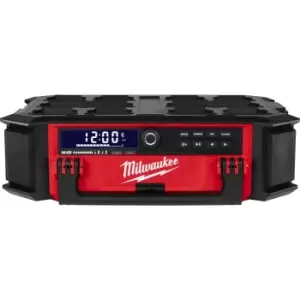Image of Milwaukee M18 PRCDAB+ 18v Packout Radio and Battery Charger No Batteries No Charger No Case