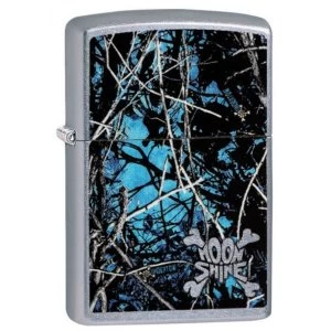 Image of Zippo Moon Shine Camo Undertow Street Chrome Finish Windproof Lighter