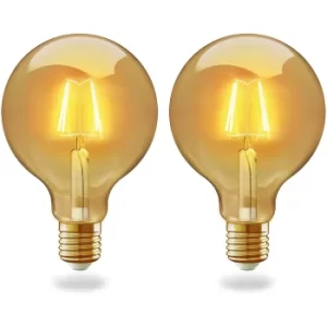 Image of Innr WiFi E27 Filament G95 Globe Vintage 2200K 350lm 2 Pack