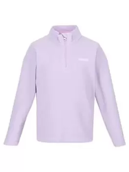 Image of Boys, Regatta Kids Hot Shot Ii Half Zip Fleece - Lilac Size 11-12 Years