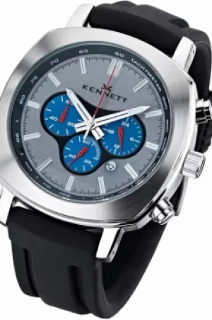 Image of Mens Kennett Challenger Chronograph Watch WCHASILBLBK