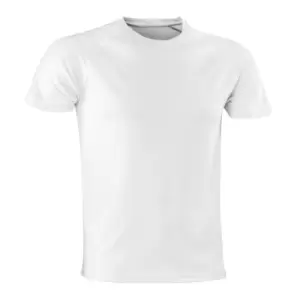 Image of Spiro Mens Aircool T-Shirt (S) (White)