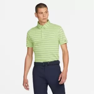 Image of Nike Dri-FIT Player Mens Striped Golf Polo - Green