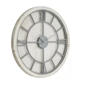 Image of Hill Interiors Williston Wall Clock in White
