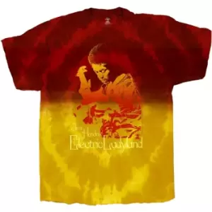 Image of Jimi Hendrix - Electric Ladyland Unisex Medium T-Shirt - Red