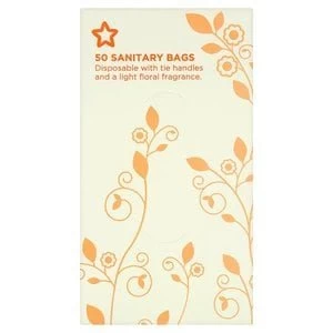 Image of Superdrug Sanitary Bags X50