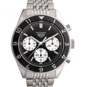 Image of Heuer Heritage Calibre Heuer 02 Automatic Black Dial Mens Watch