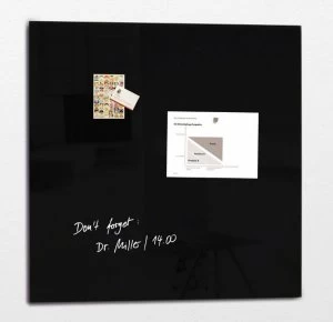 Image of Sigel Artverum Magnetic Glass Board 1000x1000mm Black