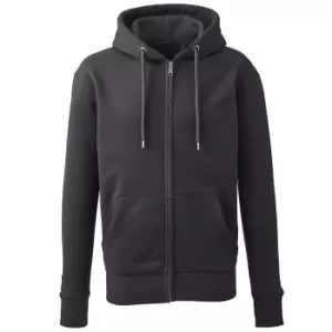 Image of Anthem Mens Organic Full Zip Hoodie (S) (Charcoal)