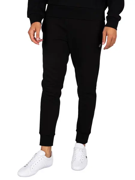 Image of Lacoste Slim Logo Joggers Black XXL