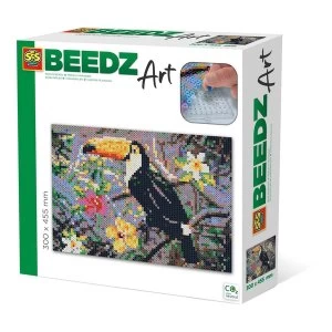 Image of SES CREATIVE Toucan Beedz Art Mosaic Kit, 7000 Iron-on Beads