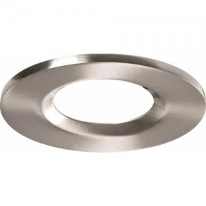 Image of KnightsBridge Traditional IP65 Round Fire Rated Bezels for FireKnight - Brushed Chrome