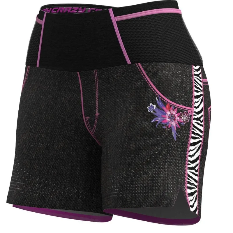 Image of Womens shorts Crazy Lightning Noir Female S
