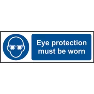 Image of Eye Protection Must Be Worn - Sav (300 x 100mm)