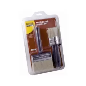 Image of Rodo - Fit for the Job Woodcare Brush Set 4 Piece FBWD005