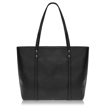 Image of Linea Zip Top Tote Bag - Black