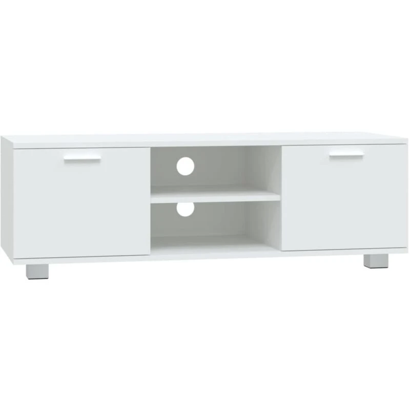 Image of Vidaxl TV Cabinet White 120X40.5X35cm Engineered Wood, White 342615