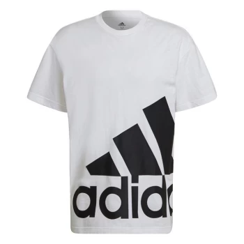 Image of adidas Essentials Giant Logo T-Shirt Mens - White