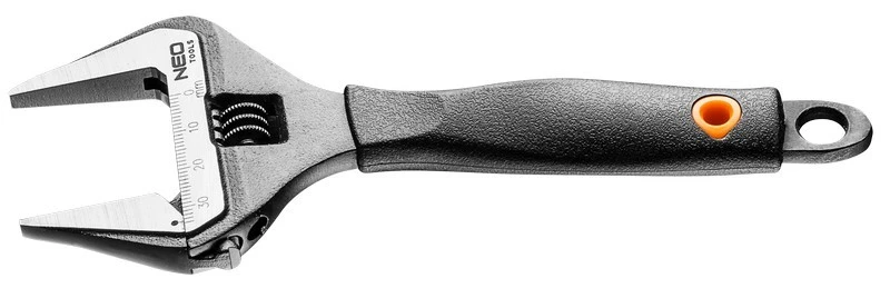 Image of NEO TOOLS 03-015 Adjustable Spanner Spanner Size: 39, Length: 150mm, Chrome Vanadium Steel Chrome Vanadium Steel Adjustable Spanner (4692)